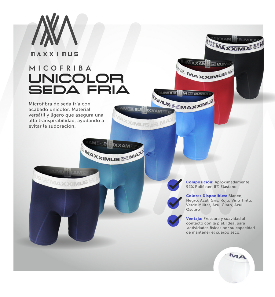 Bóxer MAXXIMUS Lycra unicolor