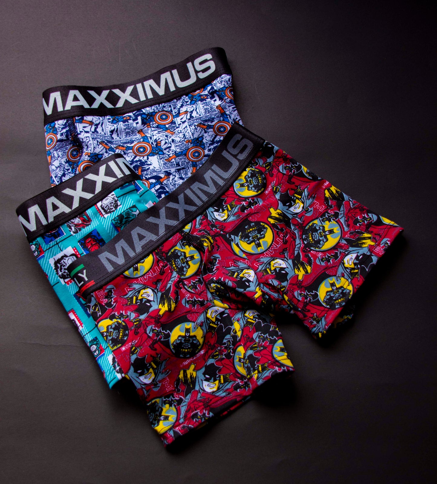 Boxer Niño Algodón premium Estampado Cómics x 12