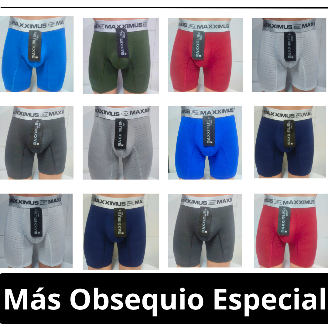 6 BOXER MAXXIMUS + REGALO!🎁  S - 4XL